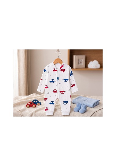 Deniva Kids Erkek Bebek %100 Pamuk Kaşkorse Fitilli Sevimli Arabalar Baskılı Çıtçıtlı Patiksiz Rahat Kalıp Tulum Beyaz Deniva Kids Erkek Bebek %100 Pamuk Kaşkorse Fitilli Sevimli Arabalar Baskılı Çıtçıtlı Patiksiz Rahat Kalıp Tulum Beyaz