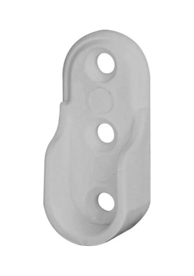 Oval Askı Boru Flanşı Plastik 1,5 Cm 20 Adet Çok Renkli