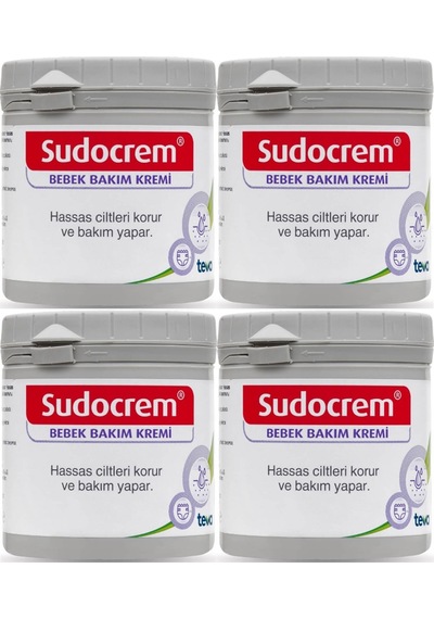 Sudocrem Cilt Bebek Bakım - Pişik Kremi 250gr 4 Lü Set