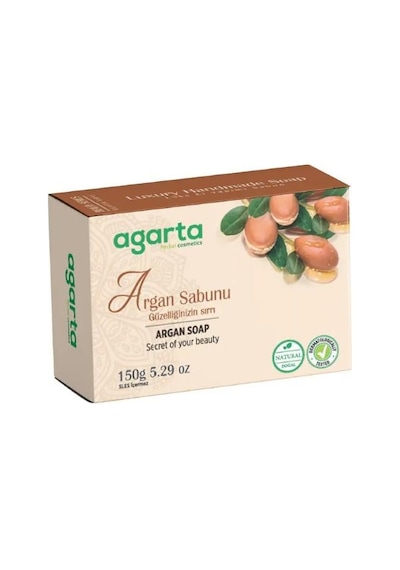 Agarta El Yapımı Doğal Argan Yağlı Sabun 150 Gr