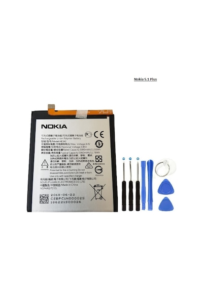 Senalstore Nokia 5.1 Plus Uygun Ta-1108 Batarya Pil He342