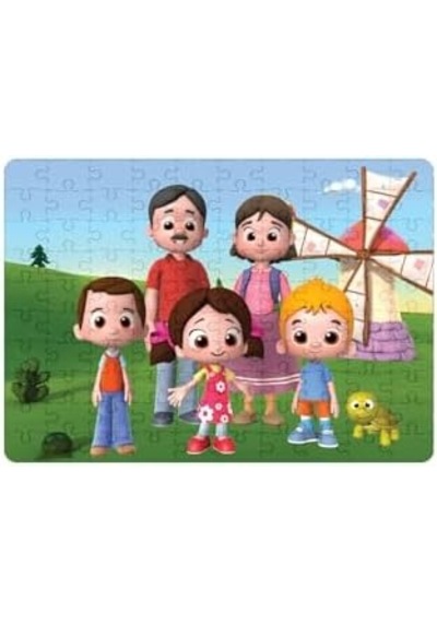 Niloya 100 Parça 34x24cm Çocuk Puzzle Yapboz Serisi