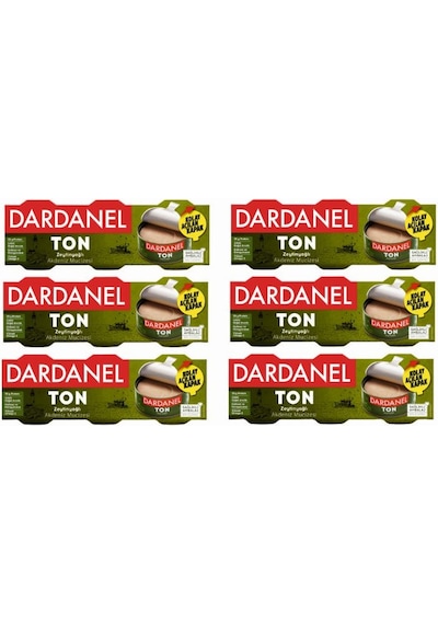 Dardanel Ton Zeytinyağlı Akdeniz Mucizesi 6'lı 3 x 75 G