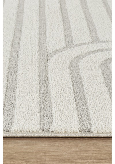 Kaşmir Halı 7/24 Plushy Runa Gray 200x290 Gri