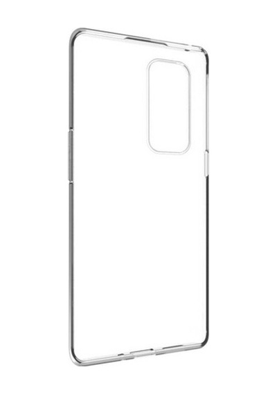 Oppo Uyumlu Reno 5 Pro 5G Kılıf Zore Süper Silikon Kapak-Renksiz