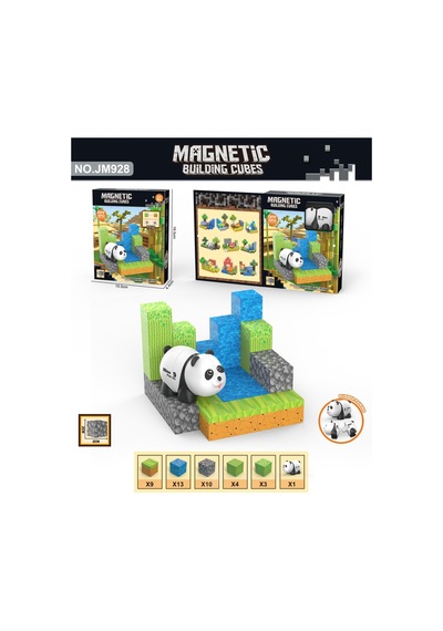 Magnetıc Küpler Eğitici Hayvanlar
