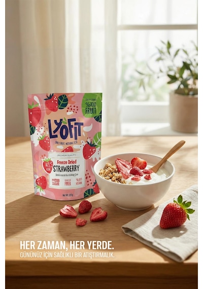 Freeze Dried Çilek 12 G