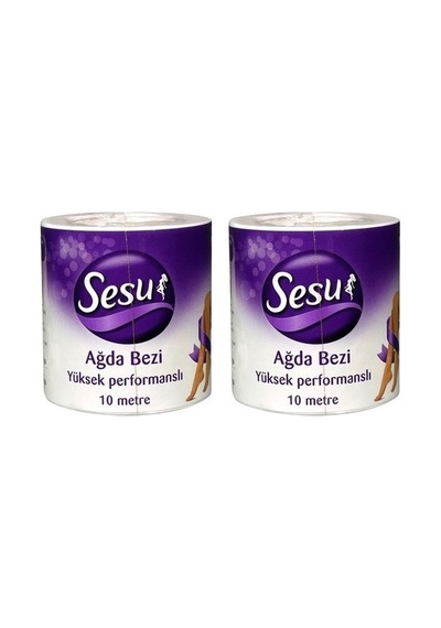 Sesu Ağda Bezi 10'lu + Spatula x 2