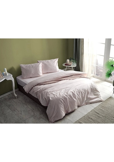 Dreamlife Nevresim Takımı Çift Kişilik - Pudra