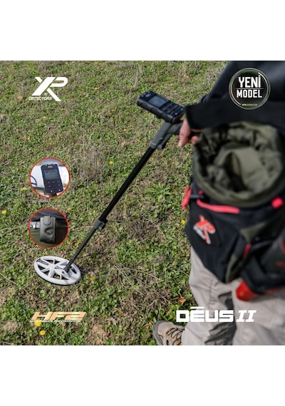Xp Deus 2 Rc Metal Dedektörü 24x13 Cm Hf2 Başlık Altın Ve Mikro Hedef Arama