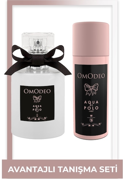 Aqua Di Polo 1987 Omodeo Kadın Parfüm EDP 50 ML Seti Stcc005201