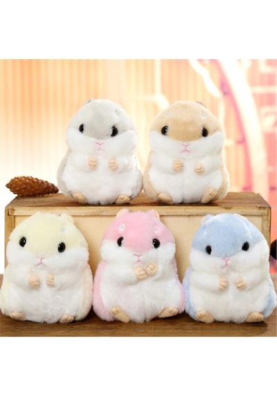 Piraye Gift Hamster Anahtarlık Çanta Süsü Peluş Anahtarlık