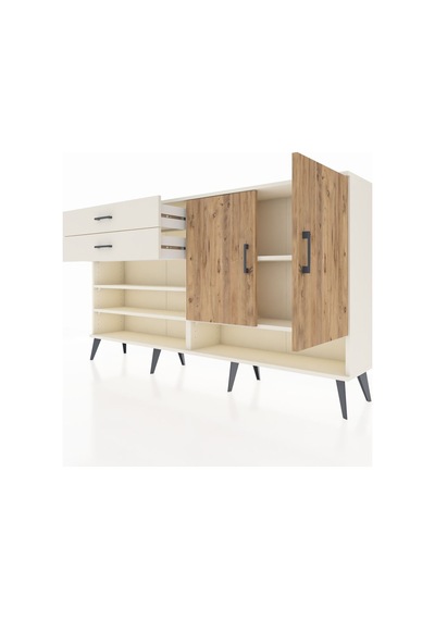 Arges Konsol 4 Raflı 2 Çekmeceli 2 Kapaklı 176x30x99 Aytaşı-çam/a Aytaşı-çam/aytaşı Arges Konsol 4 Raflı 2 Çekmeceli 2 Kapaklı 176x30x99 Aytaşı-çam/a Aytaşı-çam/aytaşı