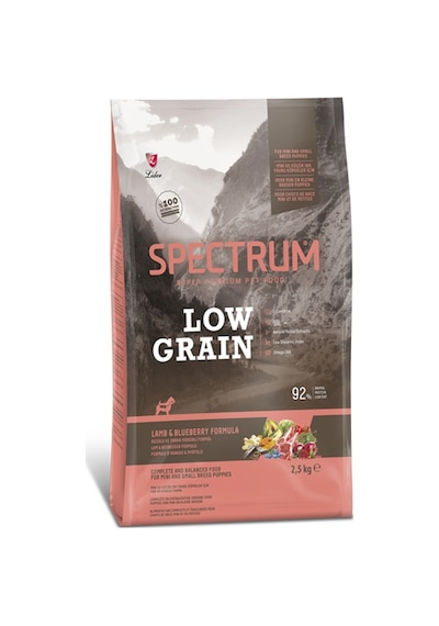Spectrum Low Graın Kuzu Etli ve Yaban Mersinli Mini ve Küçük Irk Yavru Köpek Maması 2500 G