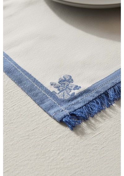 Elysian Blue 6'lı Amerikan Servis Seti Çok Renkli