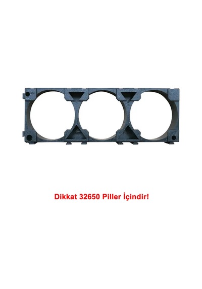 32650 3lü Pil Tutucu Birleştirici 32700 Lityum Lion Lipo Batarya Pil Yuvası