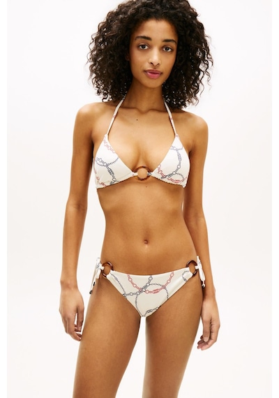 Tommy Hilfiger Üçgen Rp Print Kadın Beyaz Bikini Üstü-14822