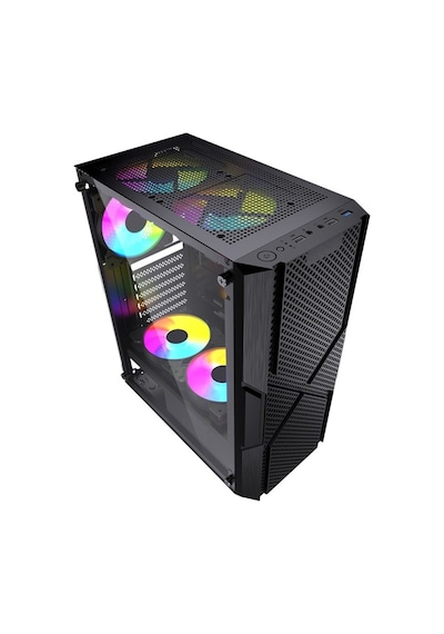 Gamebooster GB-PW908B USB 3.0 ATX Mesh Fixed RGB Fan Bilgisayar Kasası