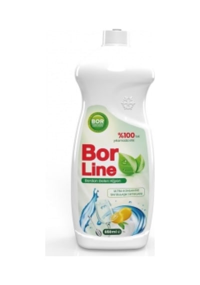 Borline Limon Kokulu Bor Katkılı Bulaşık Deterjanı 1350 ML