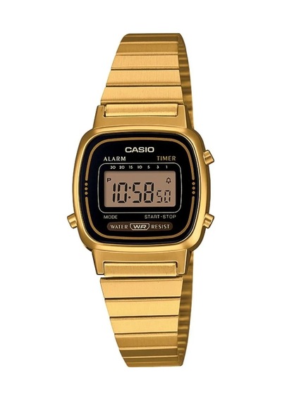 Casıo La670wga-1df Retro Kadın Kol Saati Gümüş