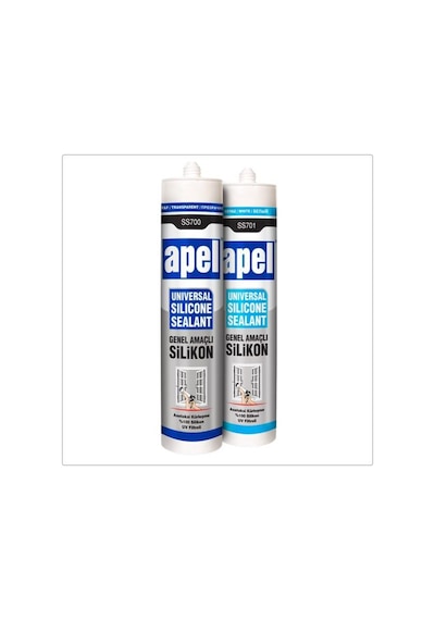 Apel Genel Amaçlı Silikon 250 Ml Beyaz Şeffaf Renk Seçenekli (344285260)