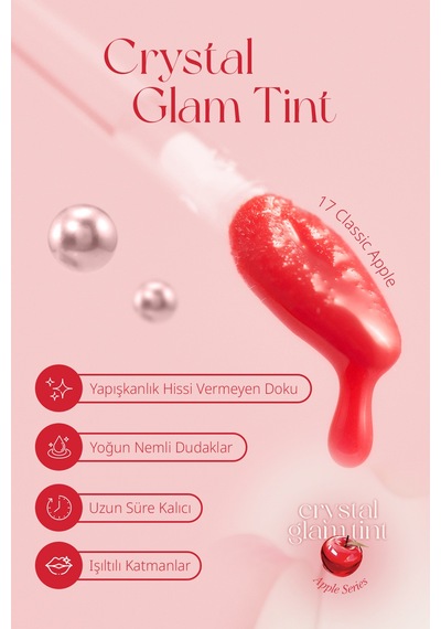 Clıo Crystal Glam Tint 17 Classic Apple Appleseries 17 Classic Apple