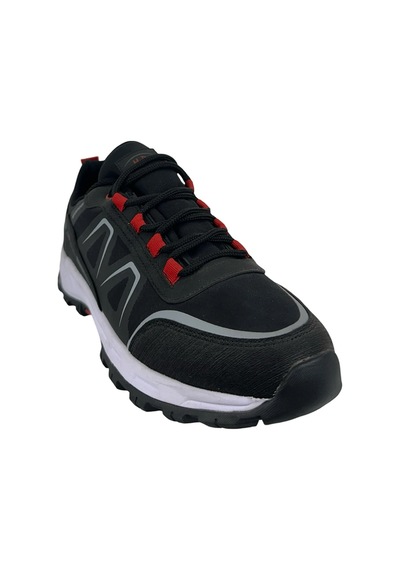 Matzeliger 222-2624 Siyah-kırmızı Erkek Günlük Yürüyüş Trekking Spor Ayakkabı Siyah - Kırmızı