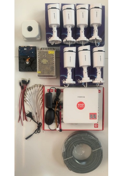 7'lı Kamera Seti - 5mp Sony Seculens Kdj-7s-4w-p-v1