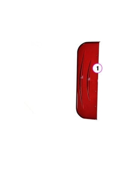 Yukı Yk-11 Kırmızı Mıdıllı Koltuk Arka Grenajı Kırmızı Yd-c008