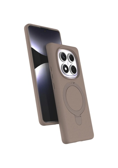 Redmi Note 14 Pro 5g Regal Magsafe Standlı Kapak - Çöl Titanyum İtdark50451
