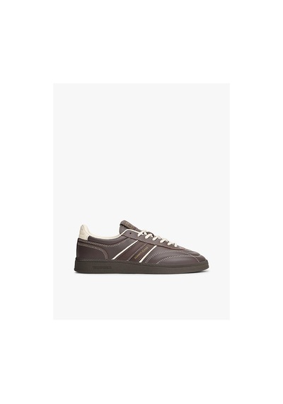 Tommy Hilfiger The Greenwich Edge Leather Ayakkabı-12829 Kahverengi