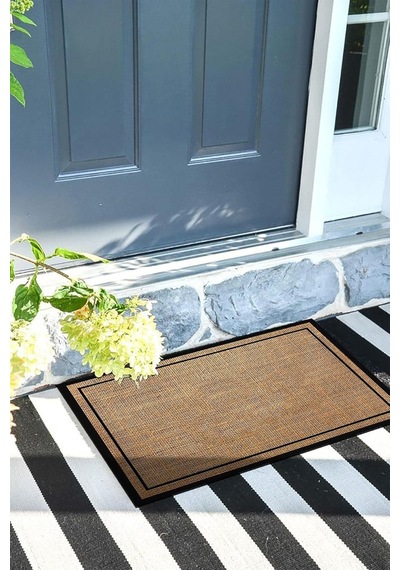 Paspası 35x55 Cm Yıkanır-kahverengi Kapıönü Paspası Çok Renkli