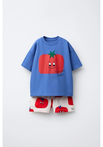 Poala Kids Tomata Vibes Takım Çok Renkli