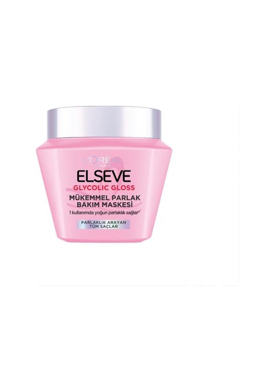 Ayrex L'oréal Paris Elseve Glycolic Gloss Mükemmel Parlaklık Veren Saç Bakım Maskesi 300ml