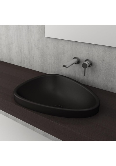 Bocchi Etna Tezgah Üstü Lavabo 58 CM Mat Siyah 1112-004-0125