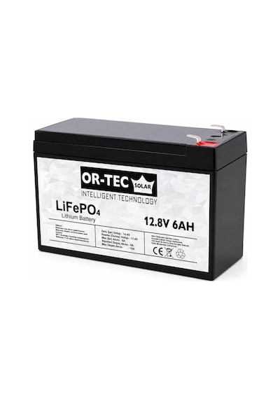 Or-tec 12.8v 6ah Lifepo4 Akülü Araba - Ups Aküsü