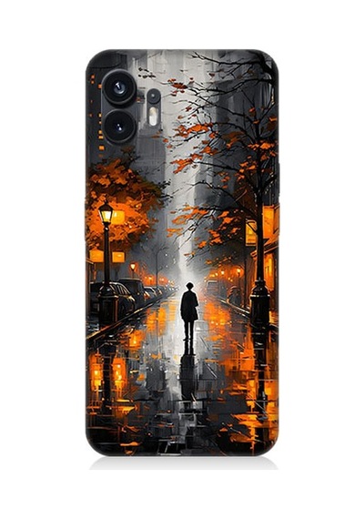 Nothing Phone 2 Gece Yalnızlığı Desenli Silikon Kılıf