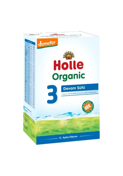 Holle Organik 3 Devam Sütü 12+ Ay 600 G