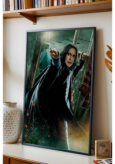 Severus Snape Özel Tasarım Çerçeveli Tablo - Lüks Harry Potter Karakter Posteri Modern Duvar Dekoru Siyah Severus Snape Özel Tasarım Çerçeveli Tablo - Lüks Harry Potter Karakter Posteri Modern Duvar Dekoru Siyah