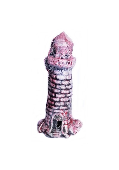 Balıkpet Deniz Feneri Akvaryum Dekoru 14 CM