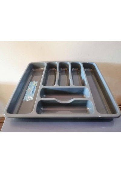 Poly Time Gri Plastik Çekmece Kaşıklık Jumbo E205