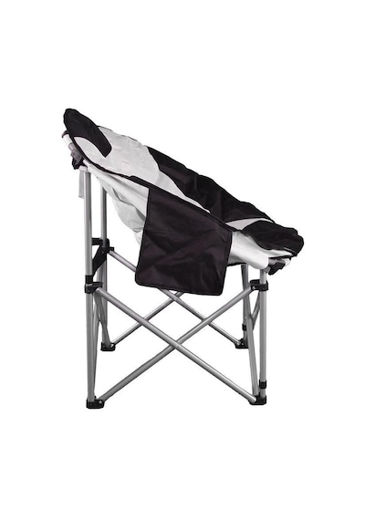 Madfox Moonchair Deluxe Katlanır Kamp Sandalyesi Siyah/gri Çok Renkli