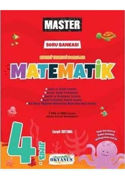 4. Sınıf Master Matematik Soru Bankası -  Okyanus Eğitim