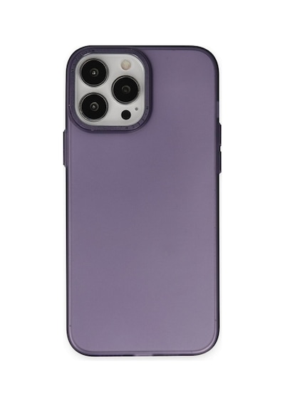 Apple iPhone Uyumlu 14 Pro Kılıf Modos Metal Kapak - Derin Mor Bz8683140484941