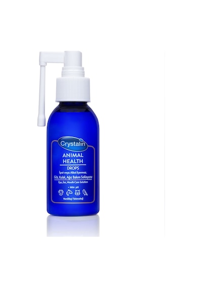 Crystalin Animal Health Drops 50ML Göz,Kulak,Ağız Bakım Solüsyonu