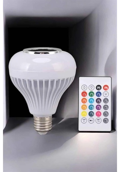 Hubrendy Tekno Lamba Led Hoparlör Dayanıklı Ve Uzun Ömürlü Bluetooth Hoparlör