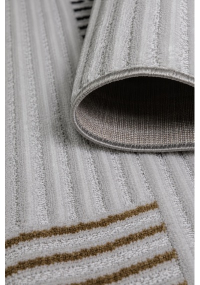 Arma Serisi Multi Gri Geometrik Desenli Modern Halı Mc 402 Çok Renkli