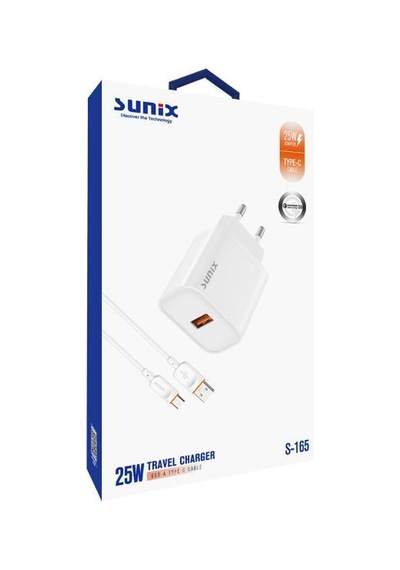 Sunix 25w 3.0 Type-c Şarj Aleti Seti S-165