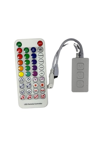 Ws2811-ws2812 Adreslenebilir Argb Pixel Led Kontrol Cihazı Sp611e Bluetooth Müzik Denetleyicisi Rastgele Renk