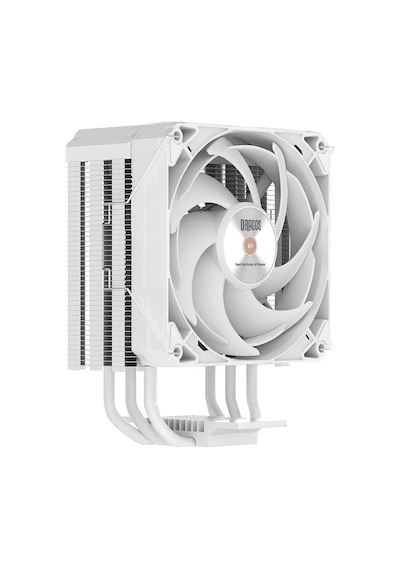 Dragos Dıgıtal Isı Göstergeli 4 Isı Borulu 3000rpm 220w Intel & Amd Beyaz Kule Tipi Cpu Soğutucu